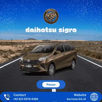 Pilihan Armada Mobil Daihatsu Sigra Coklat